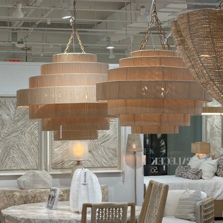 Everly Pendant Natural Abaca