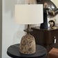 Bridgeport Table Lamp Brown Marble