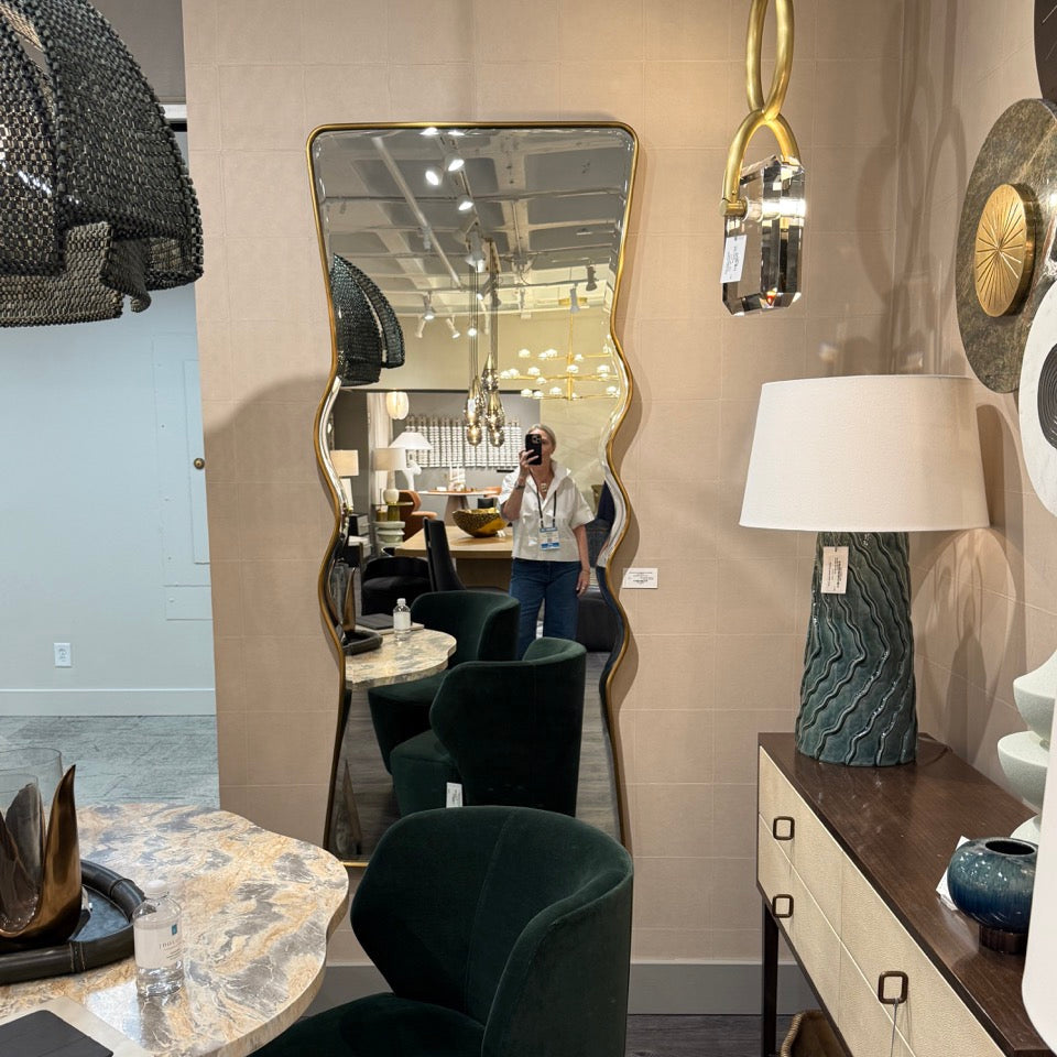 Liora Full Length Mirror Antique Brass
