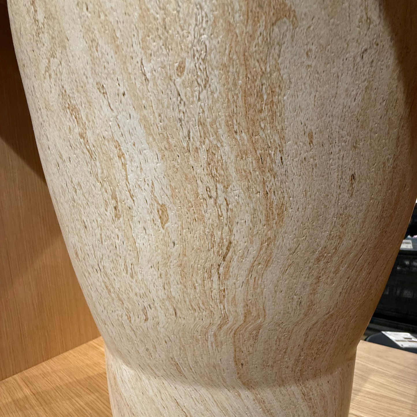 Jones Stool Faux Travertine