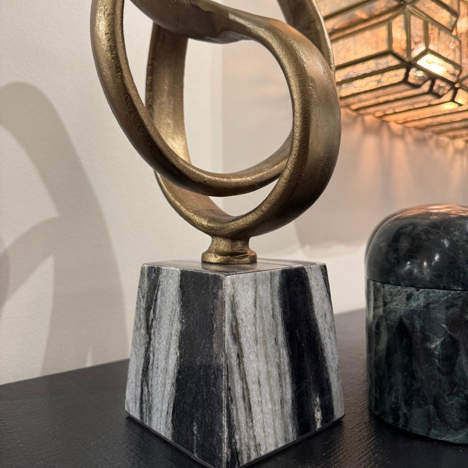 Marshall Sculpture Black Marble