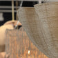 Isla Chandelier Natural Abaca