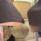 Point Dume Table Lamp Cream Wood Spheres