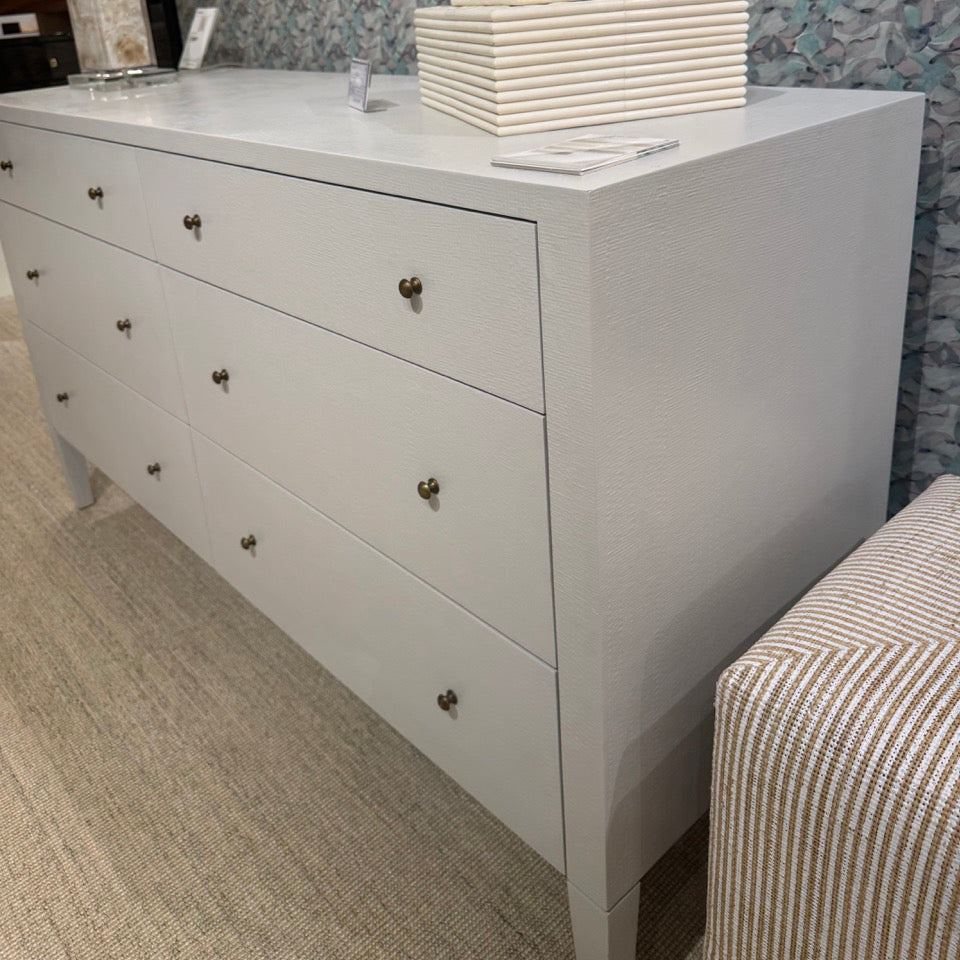 Conrad 60" Dresser Pristine Faux Raffia