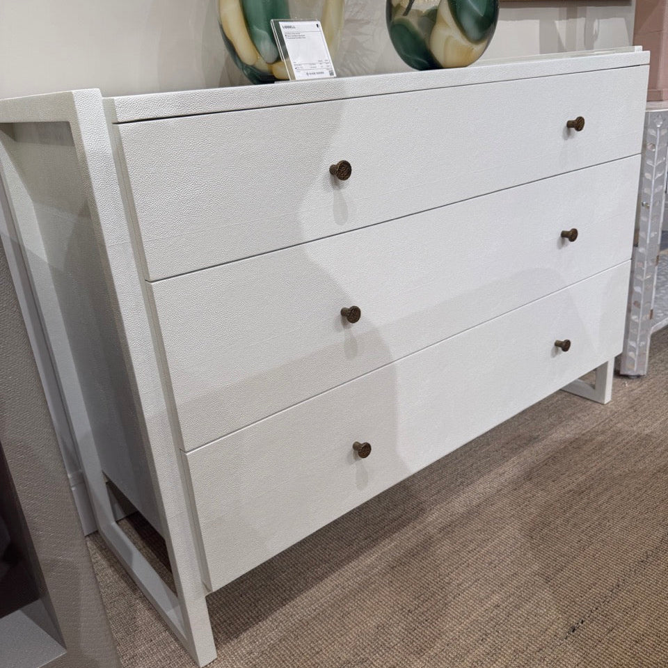 Carrigan Dresser 36" Pristine Vintage Faux Shagreen
