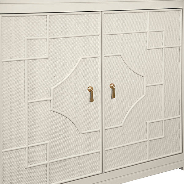 Isabel Two Door Cabinet Antique White
