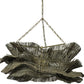 palecek miramar chandelier gray