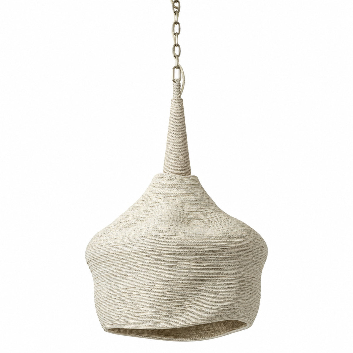 Jaden Chandelier Whitewash Rope