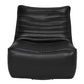 Mcclain Swivel Chair Black Leather
