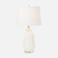 white ceramic table lamp