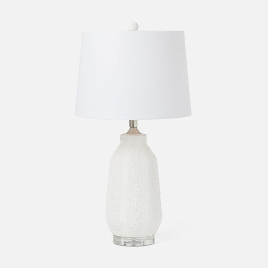 Ulyssa Table Lamp Matte White Ceramic