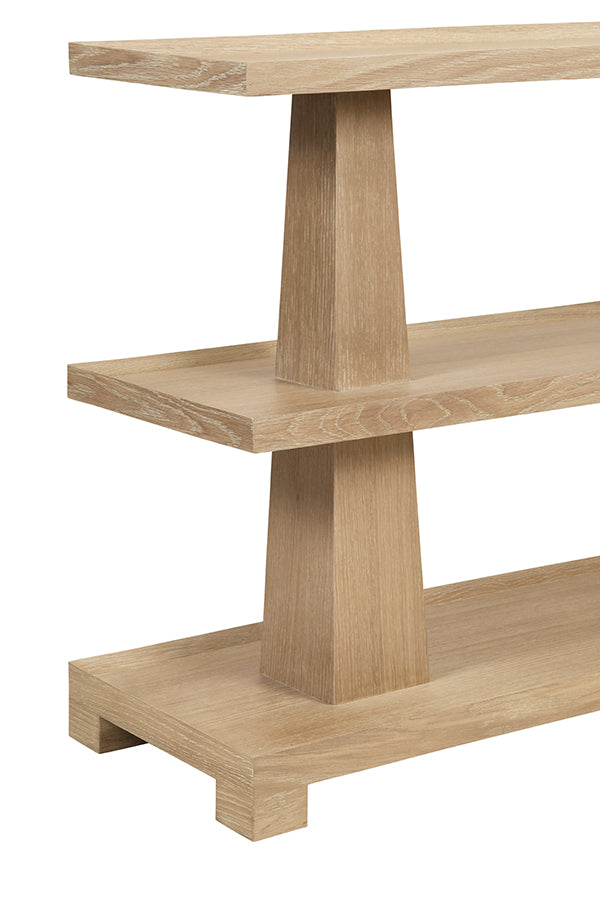 Lowen Console Cerused Oak