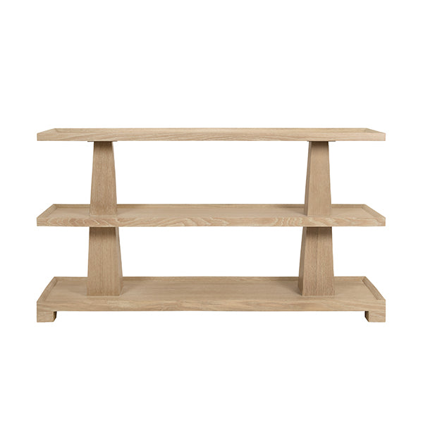 Lowen Console Cerused Oak