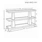 Lowen Console Cerused Oak