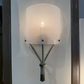 Lucien Sconce Braided Bone Leather