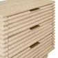 Mateo 3 Drawer Nightstand Cerused Oak
