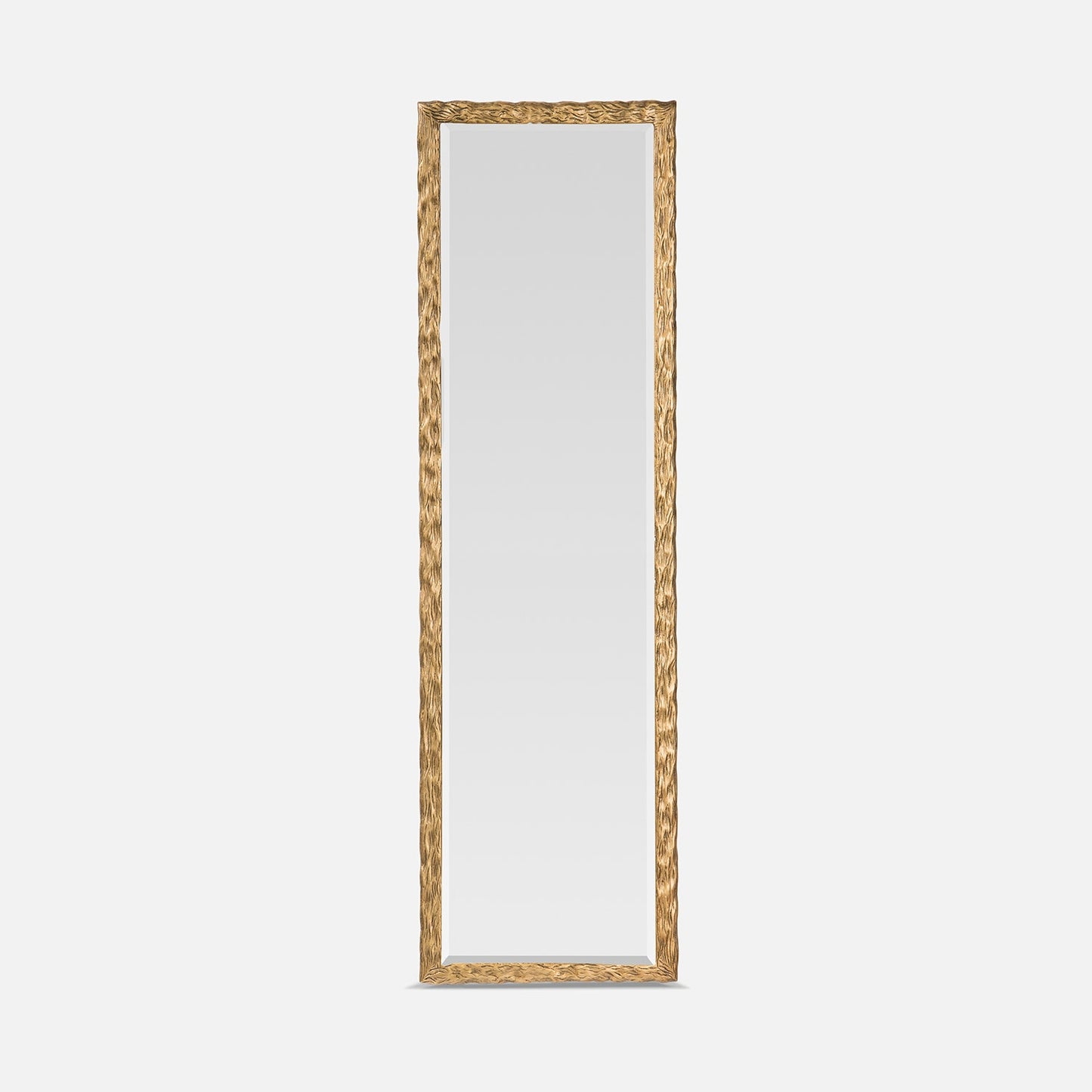 Wardell Floor Mirror Polished Brass Metal