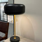 Makoa Lamp Satin Black Gold Iron