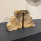 Melina Bookends Light Petrified Wood