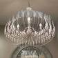 Milano Chandelier Brushed White