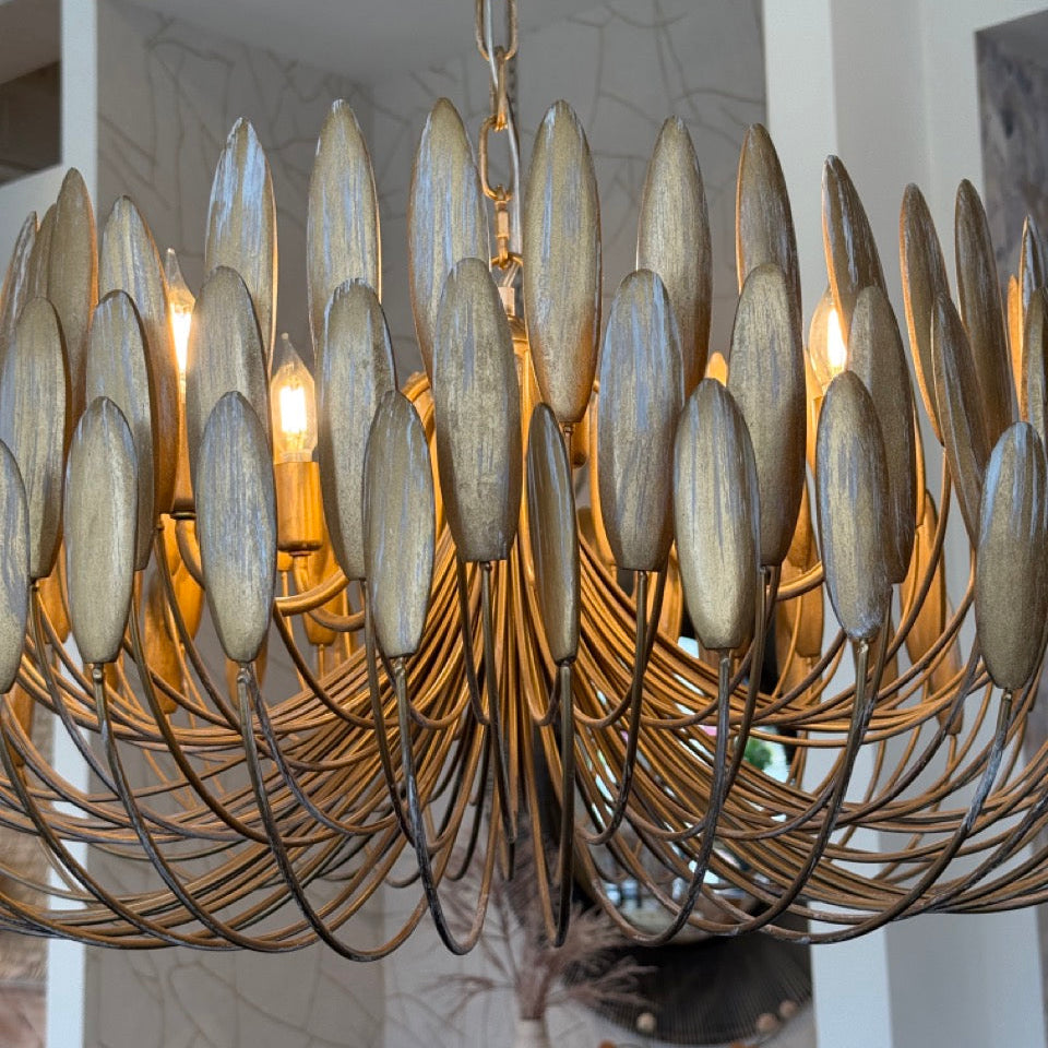 Milano Chandelier Brushed Gold