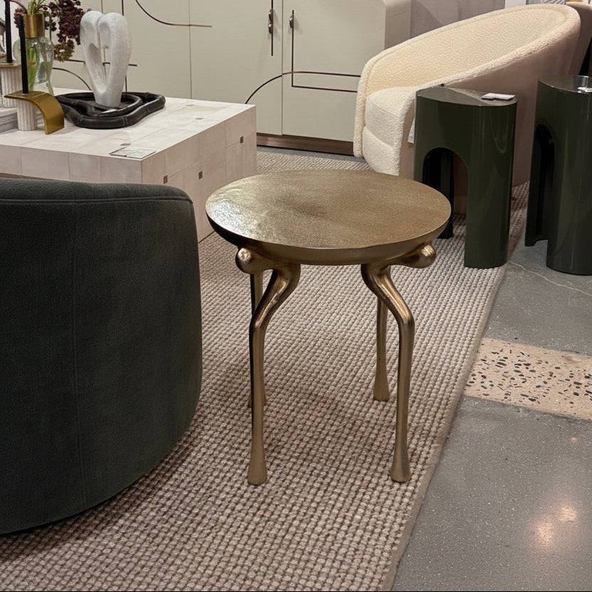 Modern interior design with furniture and decor elements in a showroom setting.
