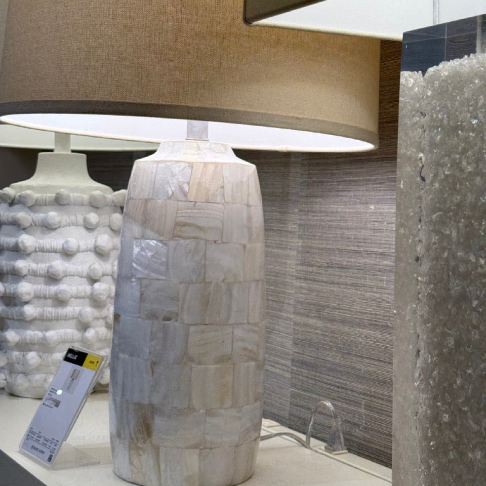 Nellie Table Lamp Light Mother of Pearl
