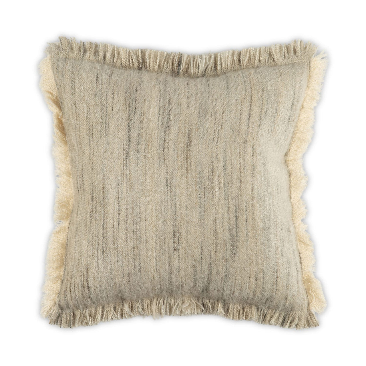 Nest frayed Pillow Natural