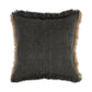 Nest Frayed Pillow Charcoal
