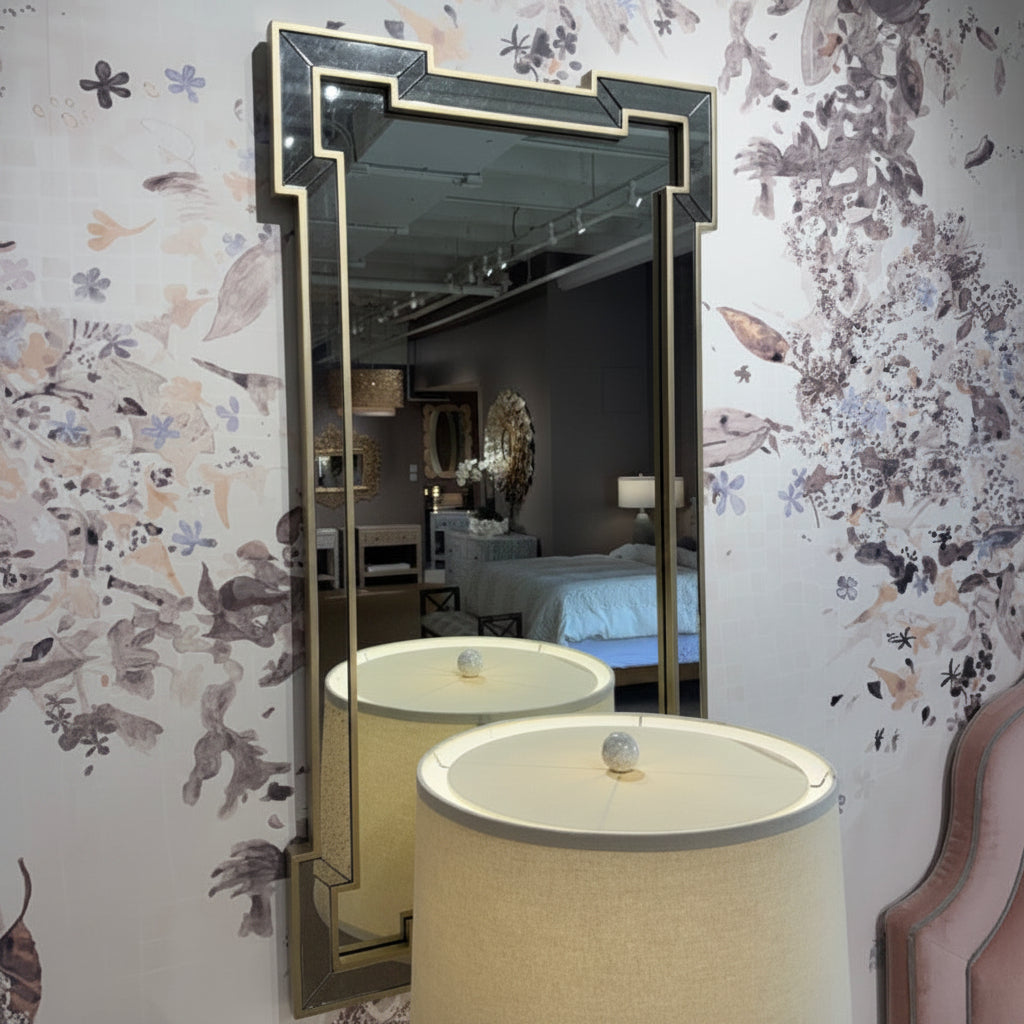 Norma Mirror Antiqued Mirror