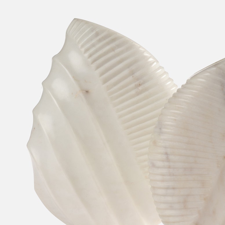 Alomar Vase Set White Marble