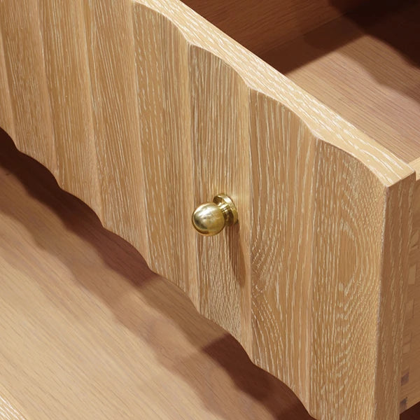 cerused oak drawer