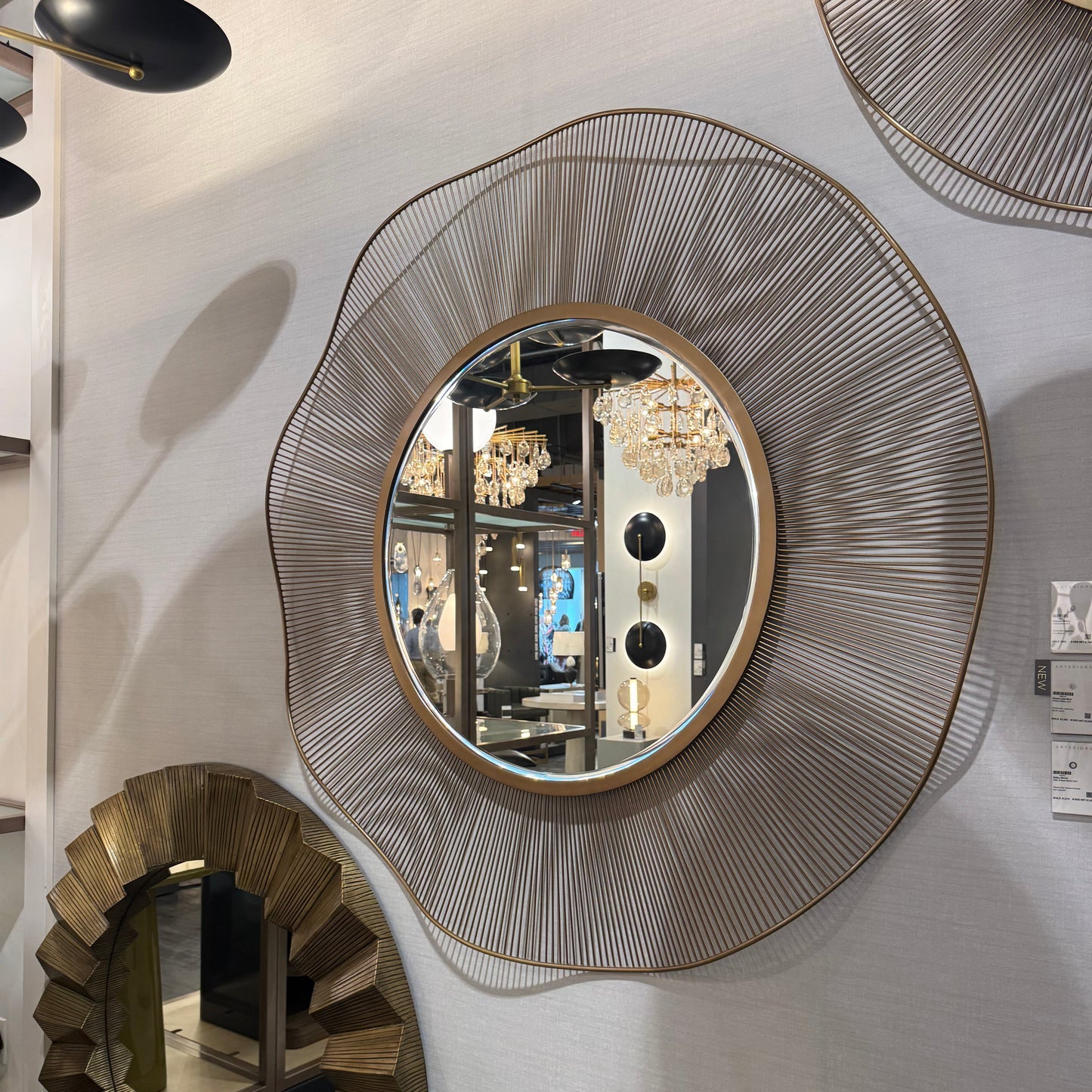 Olympia Round Wall Mirror Market Photo