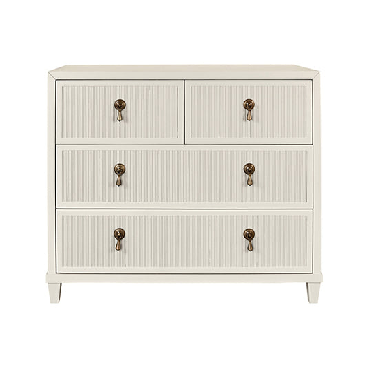 Pascal Four Drawer Chest Antique White