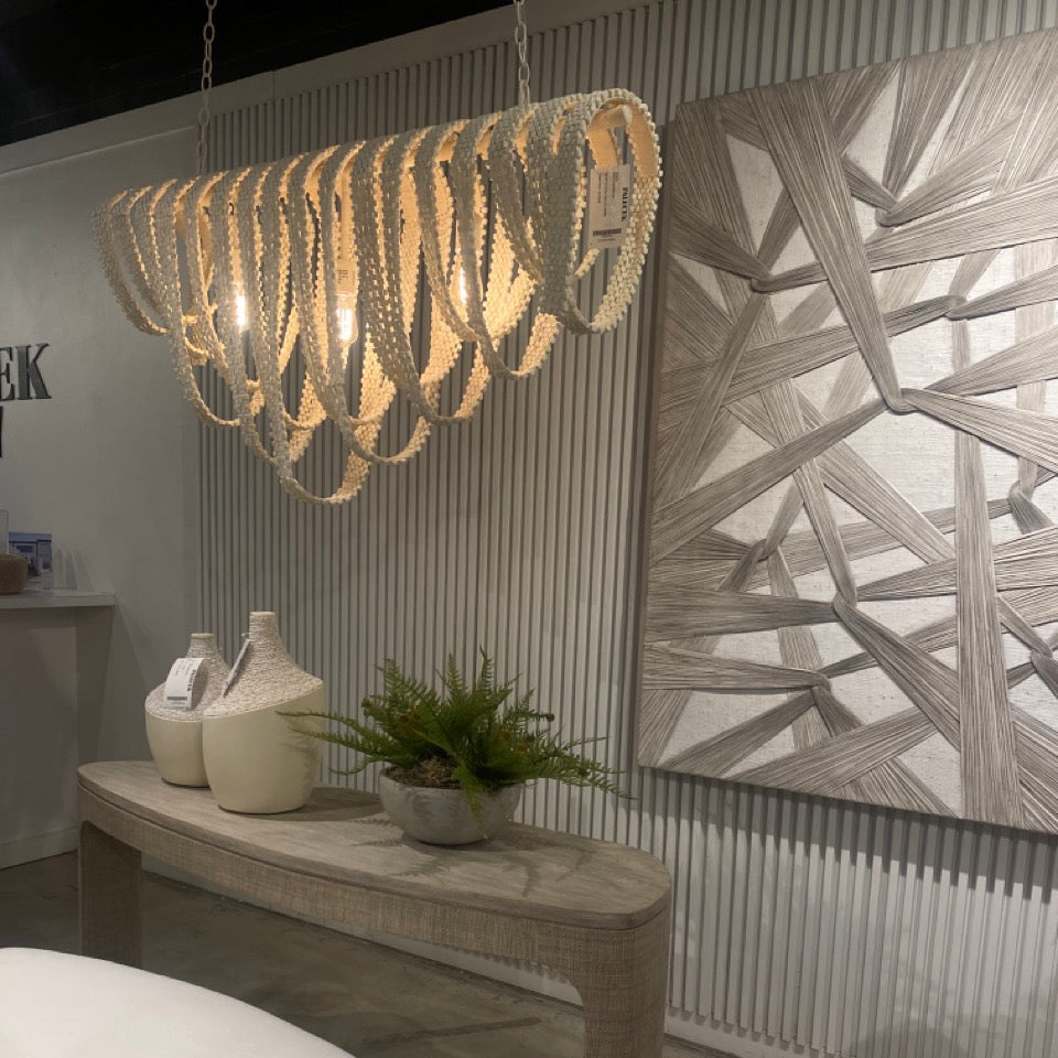 Raya Chandelier Wood Beads