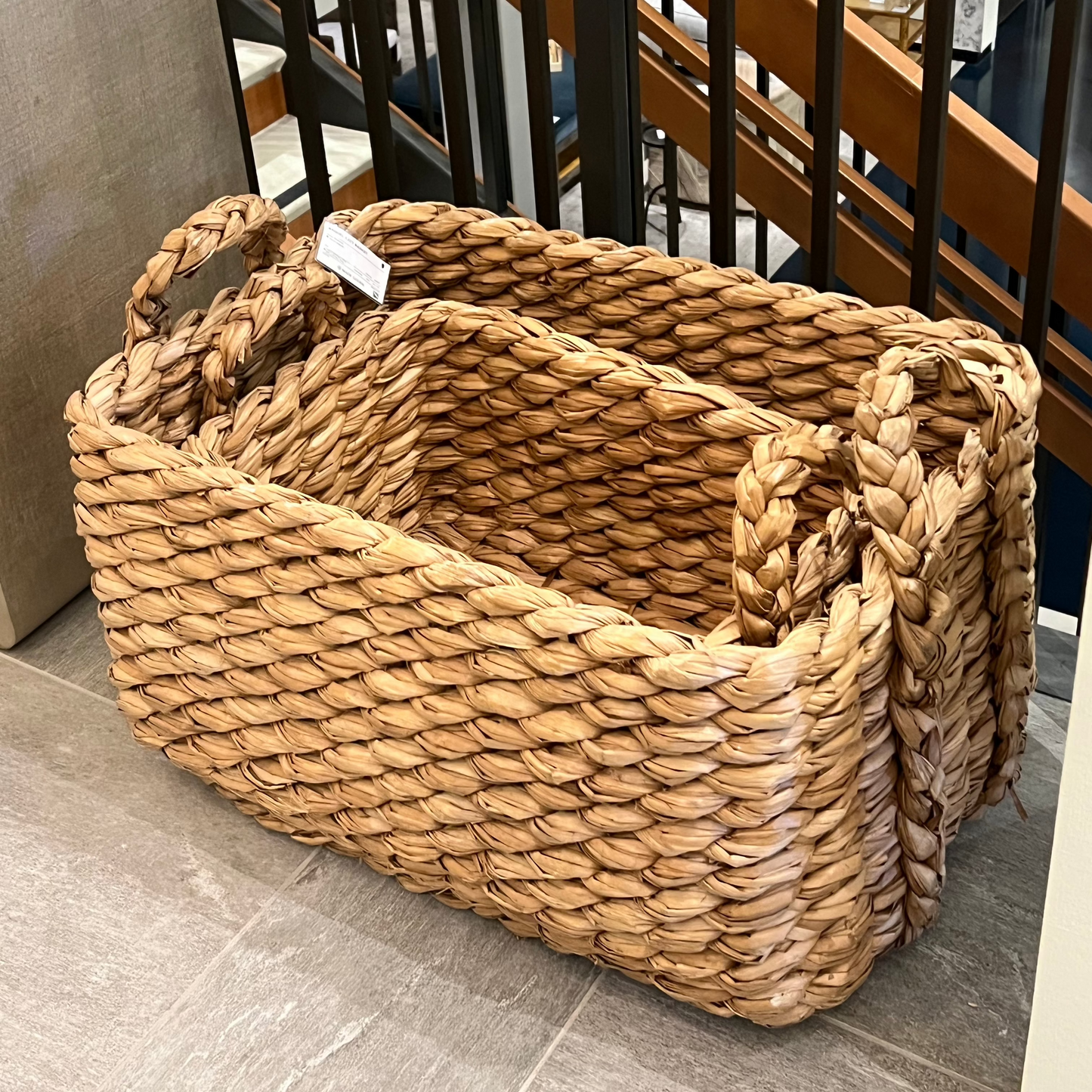 Made Goods Raquel Rectangular Basket Set Woven Seagrass