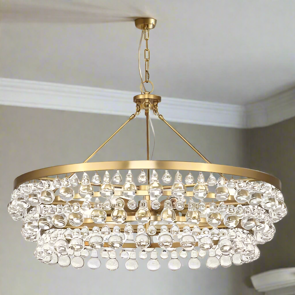 Robert Abbey Bling Chandelier Antique Brass – CLAYTON GRAY HOME