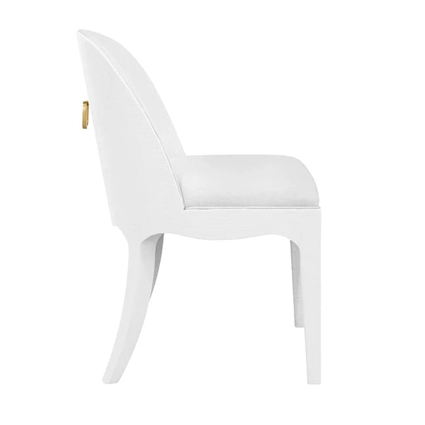 White chair on a white background