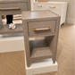 Fergus Single Nightstand Taupe Raffia