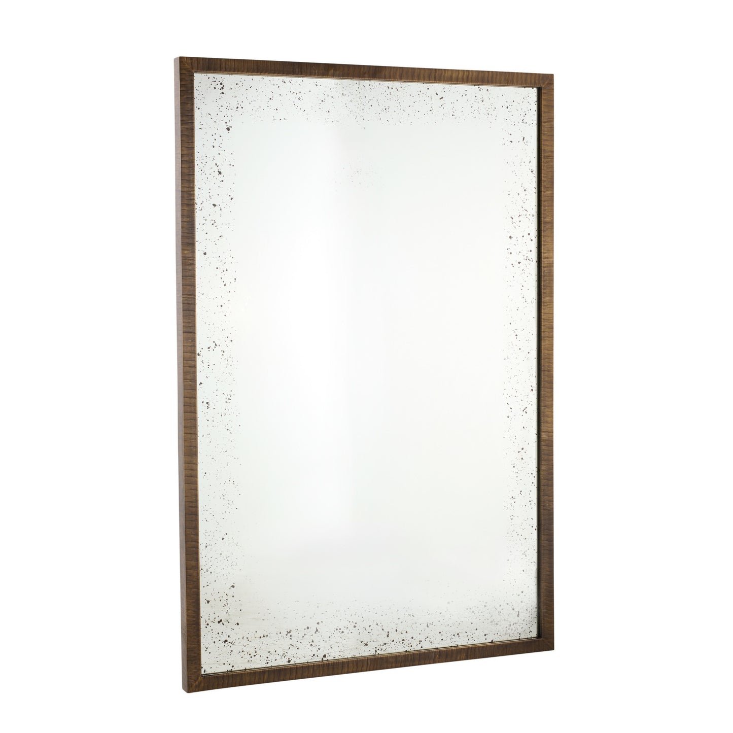 Jamie Floor Mirror Antique Aluminum