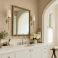 Abby Mirror Pale Oak