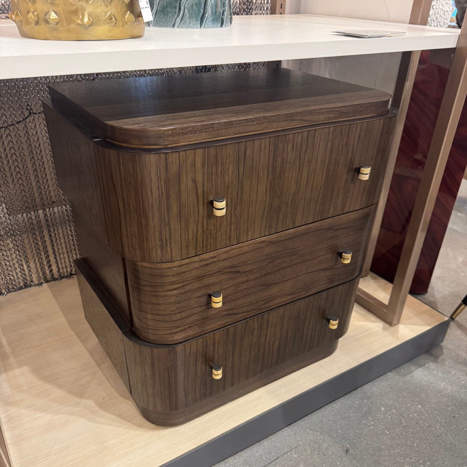 Jacque Side Table Brindle Ofram Wood