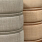Quinn Stool Natural and Saddle Leather