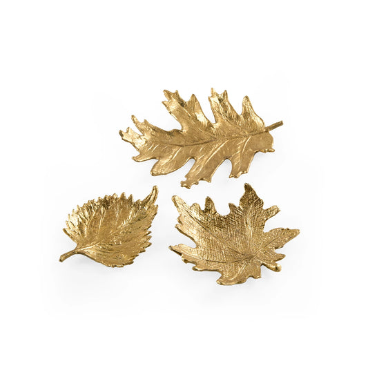 Adirondack Nesting Bowls Set of 3 Gold Leaf