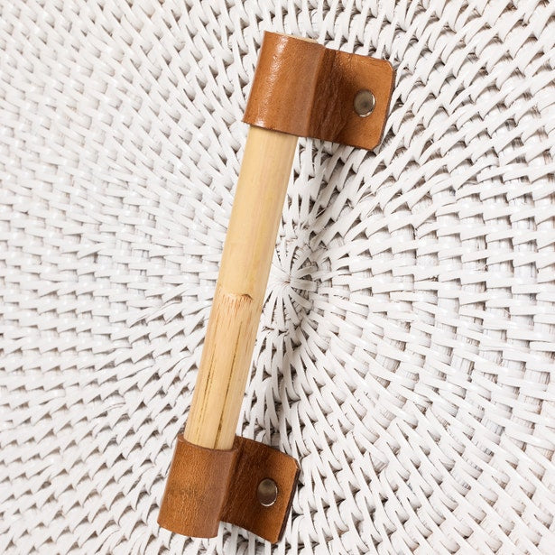 Antalya Basket White Rattan