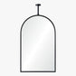Ceiling Mount Arch Mirror Black Nickel