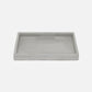 Arles Tray Light Gray Faux Horn