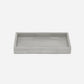 Arles Tray Light Gray Faux Horn