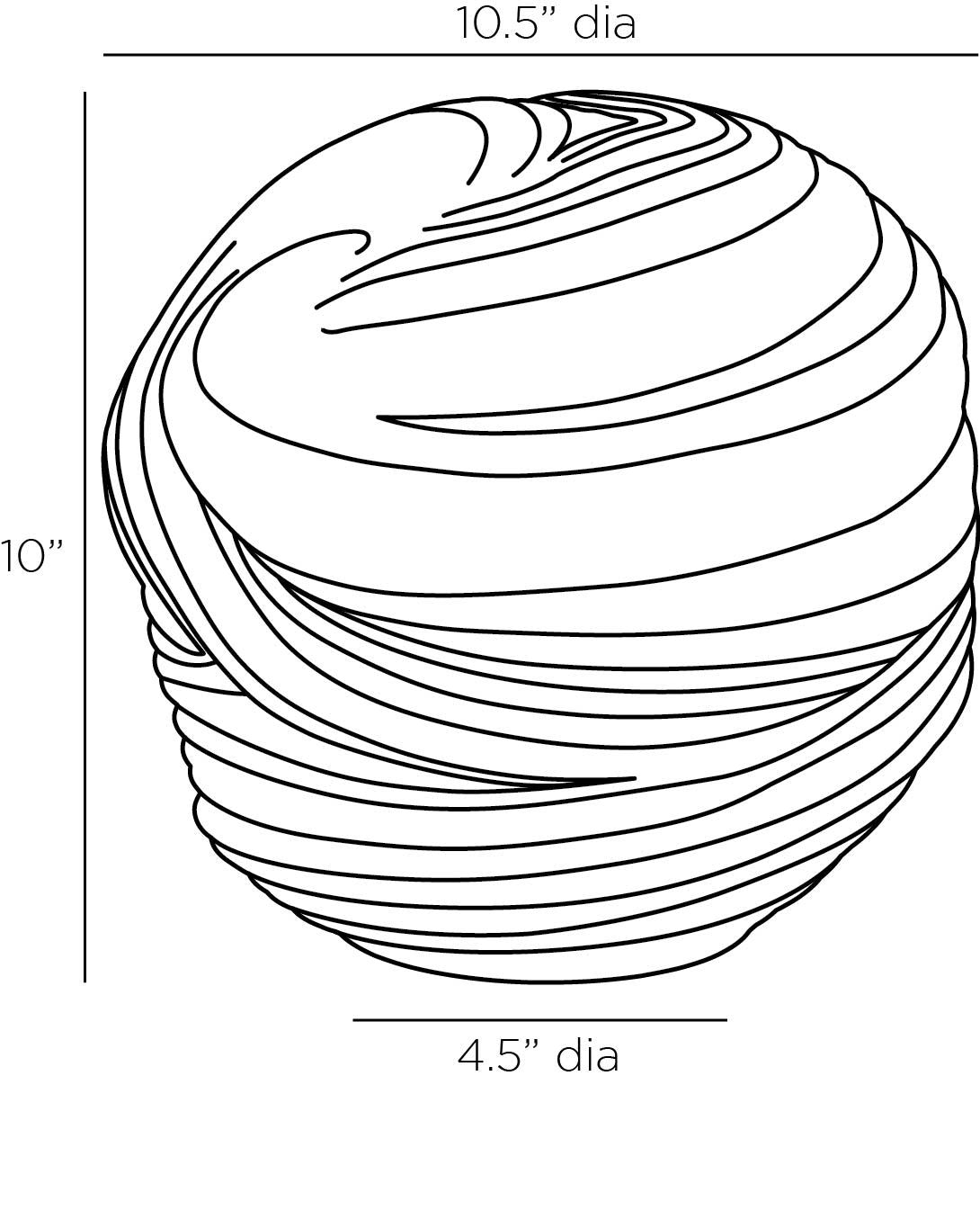arteriors alexa sculpture diagram