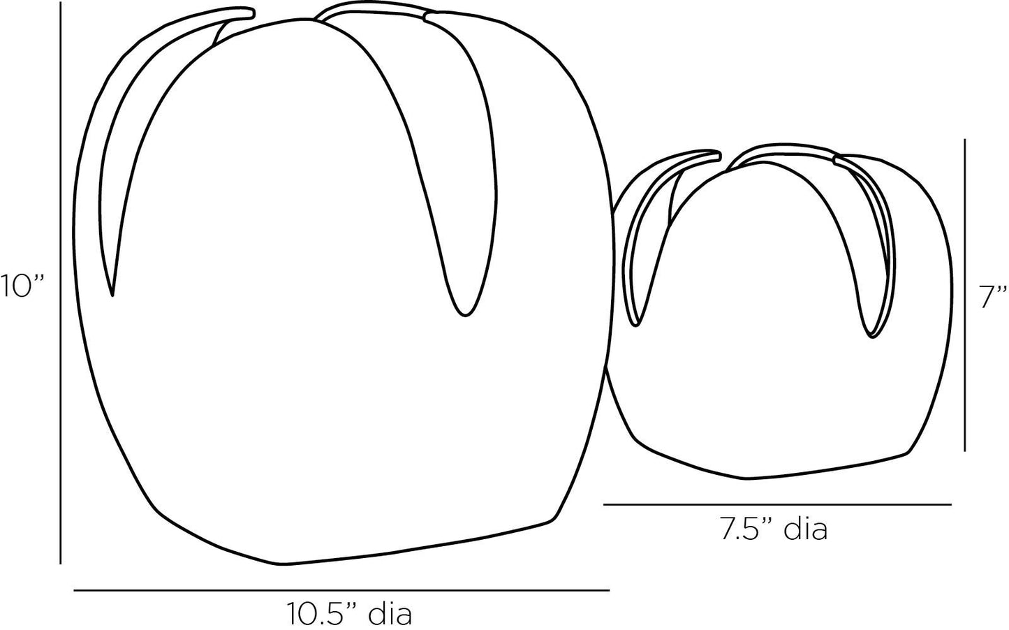 arteriors amal vases diagram